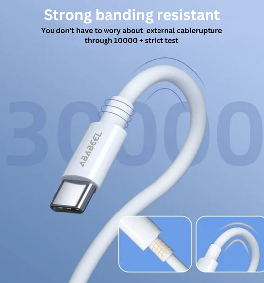 ABABEEL -C to C PD 100W Fast Data Cable for iPhone & Android