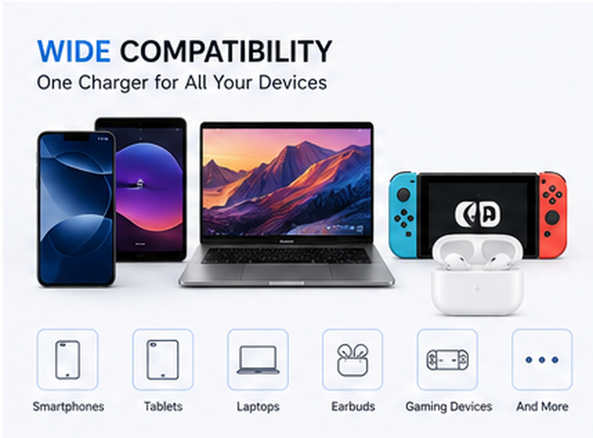 Ababeel 145W Super VOOC + PD Charger – Dual Port