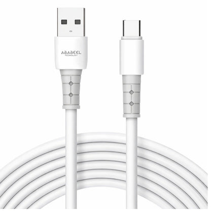 Silicone 80 Watt Data Cable USB Type- C White