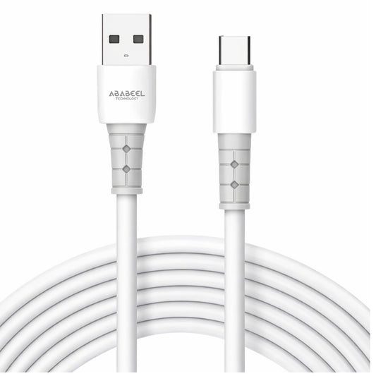 Silicone 80 Watt Data Cable USB Type- C White