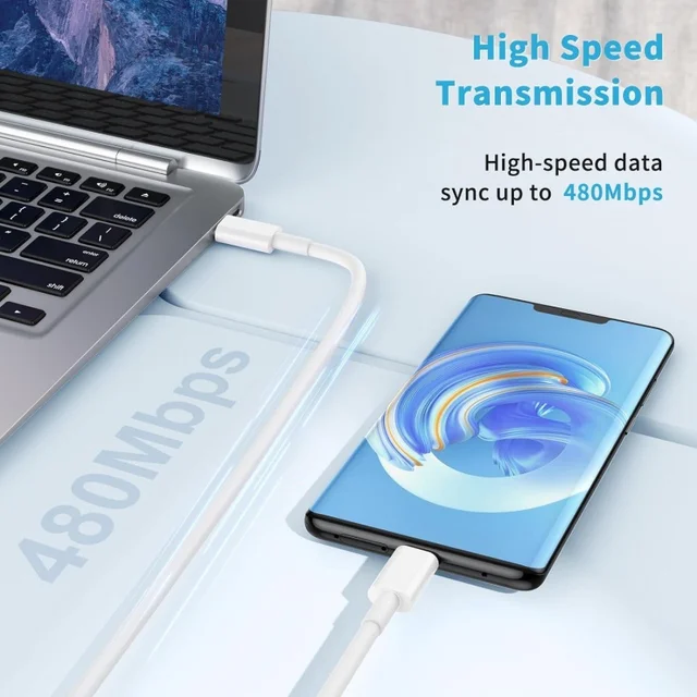 ABABEEL -C to C PD 100W Fast Data Cable for iPhone & Android
