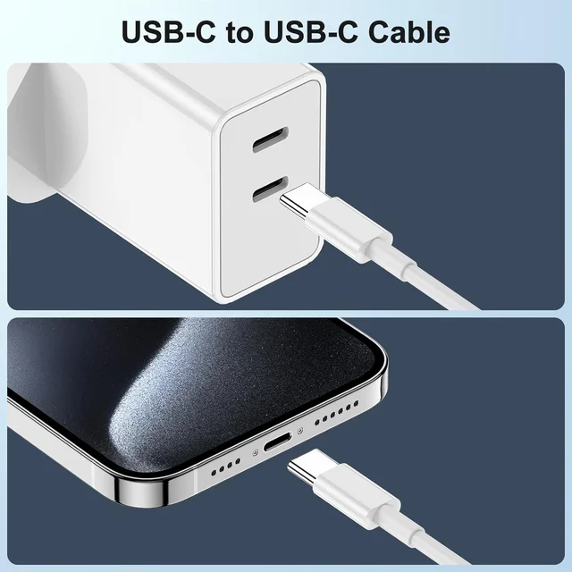 ABABEEL -C to C PD 100W Fast Data Cable for iPhone & Android